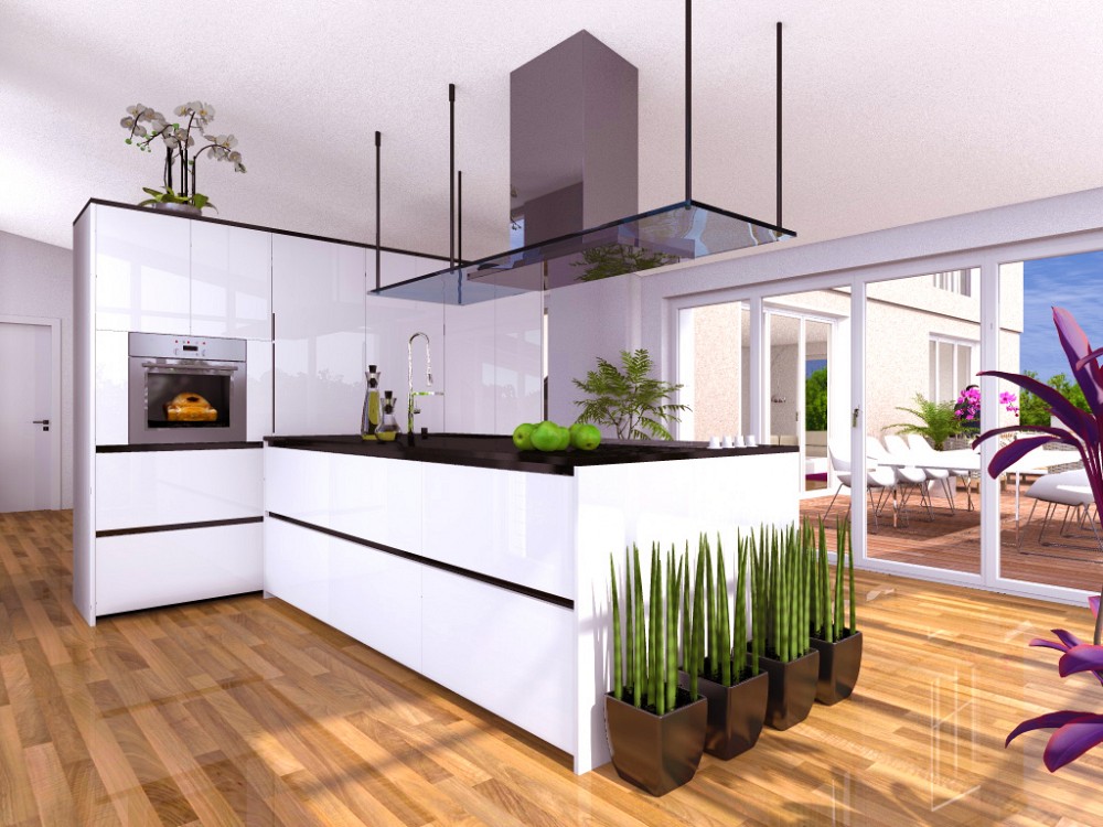 Attico con piscina in 