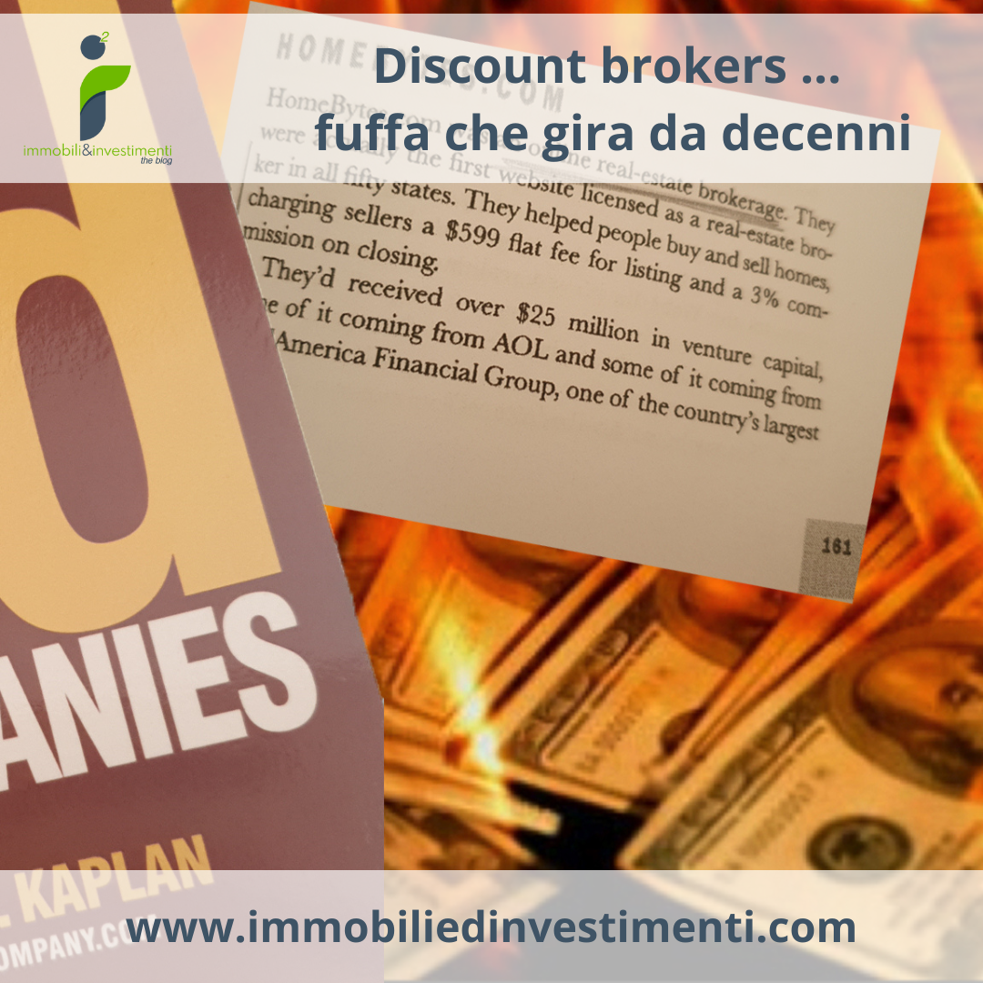 Discount Brokers immobiliari: ennesima idea vecchia spacciata per innovativa