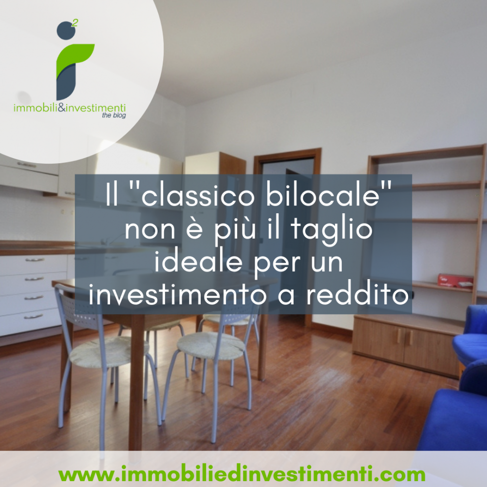 Cosa c'e' di meglio di un bel bilocale per uno studente? Ahimè tutto