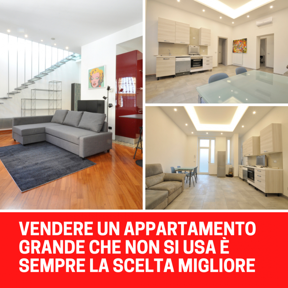 Appartamento di grandi dimensioni, buono per viverci ma non come investimento