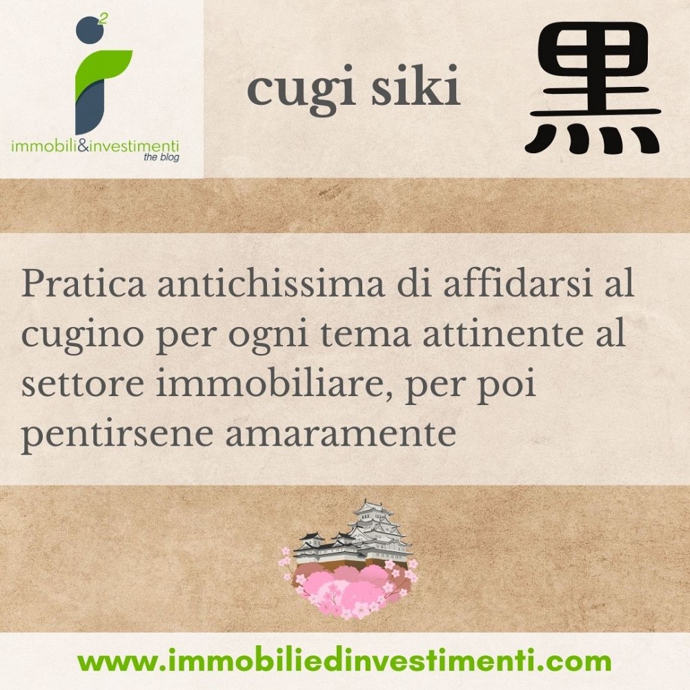 Pratiche millenarie giapponesi legate al mondo degli immobili