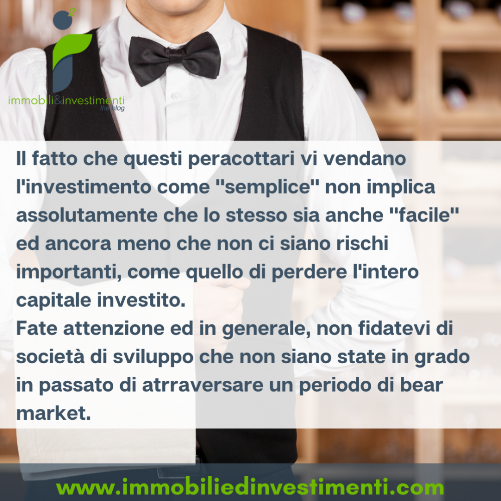 Ineludibile rischio insito in tutte le operazioni immobiliari