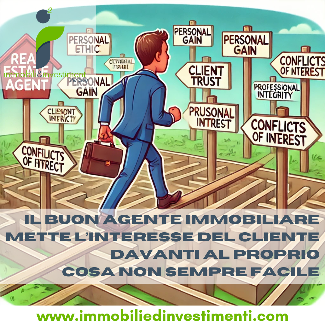 L'interesse del proprio cliente sempre al primo posto, così lavora un agente immobiliare come si deve