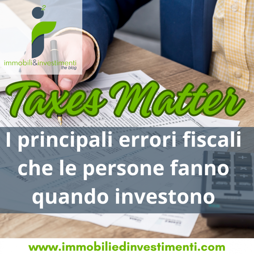 Principali errori che le persone commettono quando investono