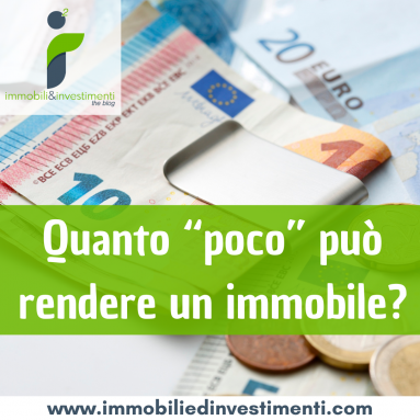 A quale livello di rendimento ha senso vendere gli immobili che si detengono a reddito?