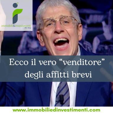 Mario Giordano come vero boost del mercato delle locazioni turistiche