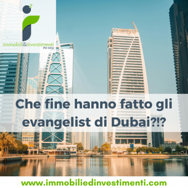 Che fine hanno fatto i venditori di Dubai? 